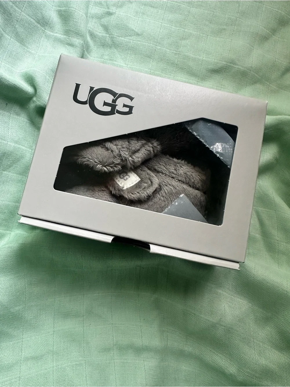 UGG fur slippers